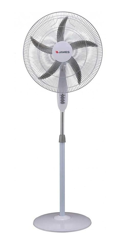 Ventilador De Pie James Vp 20 Bk Ng 5 Aspas 3 Vel