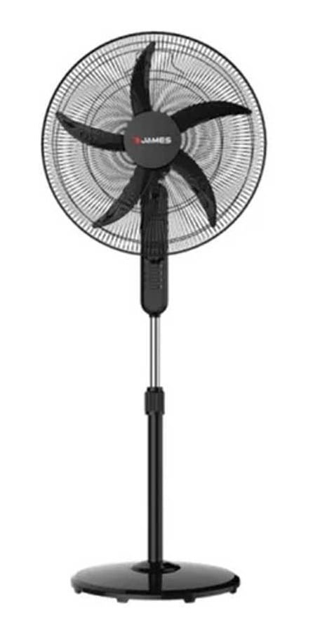 Ventilador De Pie James Vp 20 Bk Ng 5 Aspas 3 Vel - Imagen 3