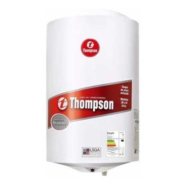 Termotanque Eléctrico Thompson Cilíndrico 60l Blanco 60l 230
