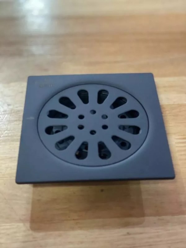 Rejilla De Piso 10x10cm En Acero Inoxidable Negro Rimontti - Imagen 2