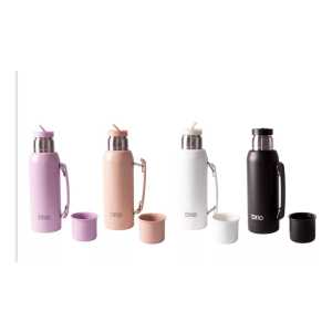 Termo 1 Litro Acero Inox Brio Con Tapón Cebador Color Lila