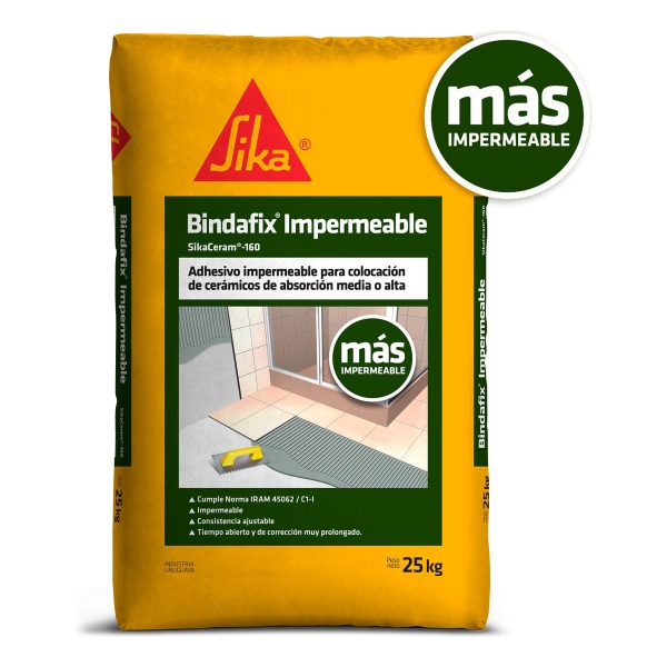 Bindafix Impermeable Adhesivo Para Ceramicas 25 Kg - Imagen 5