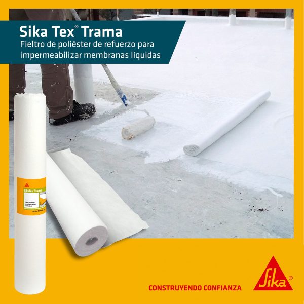 Malla Manta Geotextil Sika Tex Trama X Rollo De 26.25 Mt2 - Imagen 4