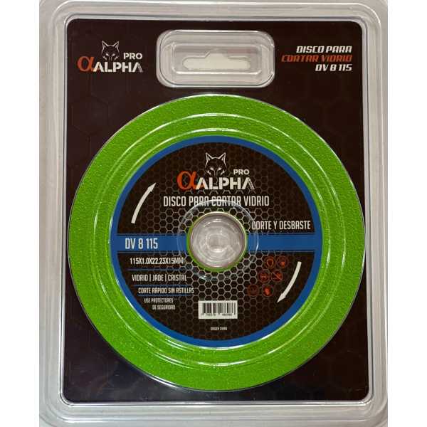 Disco Para Cortar Vidrio Alpha 1mm- 4 1/2 Ferreteria Maria