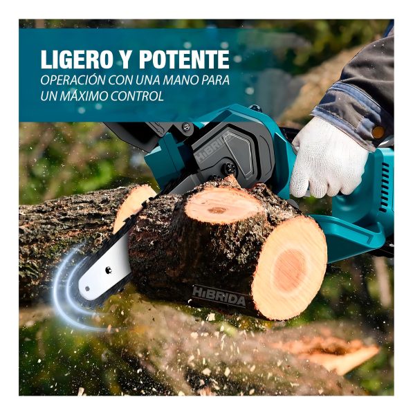 Mini Motosierra De Mano Inalámbrica Total 20v Tgsli2058 - Imagen 5