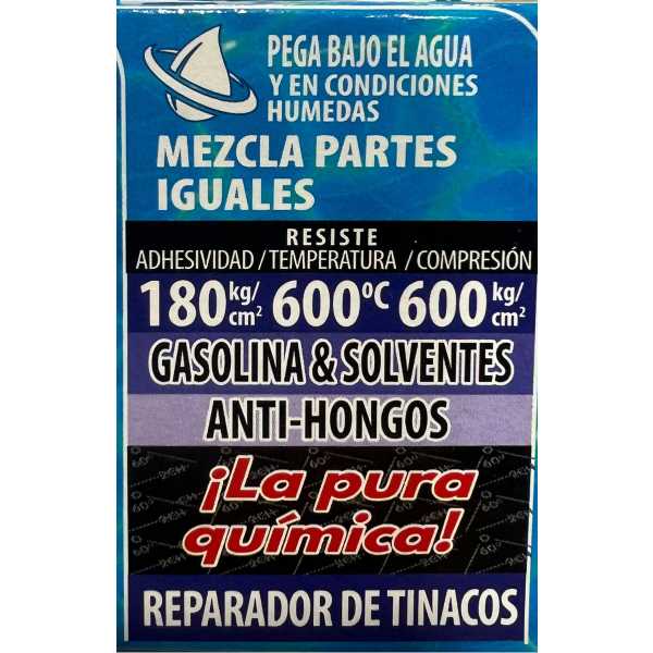 Pegamento Adhesivo Epoxi Uno 100g Soporta 600° Color Azul - Imagen 2