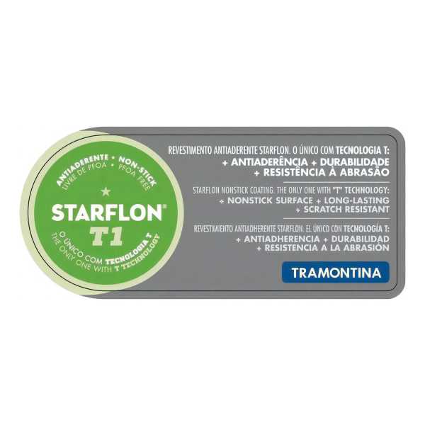 Sarten Doble 24 Cm Teflon Tramontina Omeletera Gris Oscuro - Imagen 4