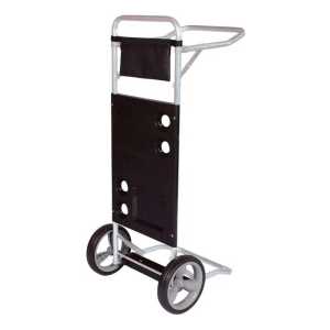 Carrito De Playa De Aluminio Negro De Hasta 15 Kg 002595