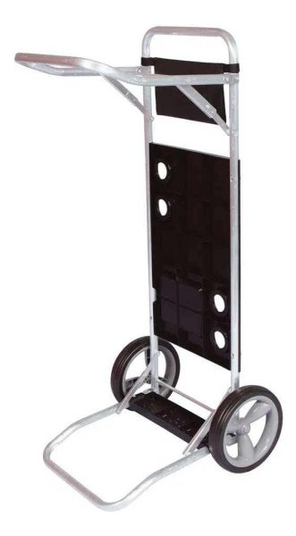 Carrito De Playa De Aluminio Negro De Hasta 15 Kg 002595 - Imagen 2