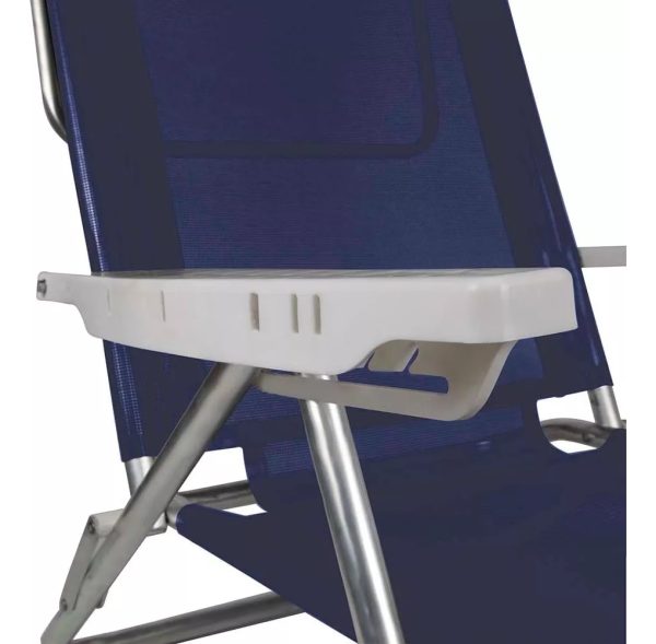 Silla Playera Summer 6 Pos Aluminio Azul Marino - Image 5