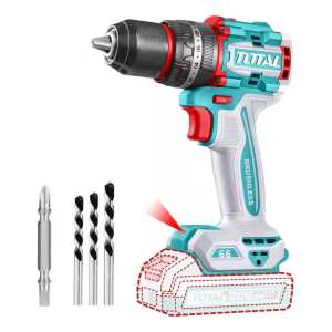 Taladro Percutor Atornillador Total 20v S/carbones 66 Nm Sin