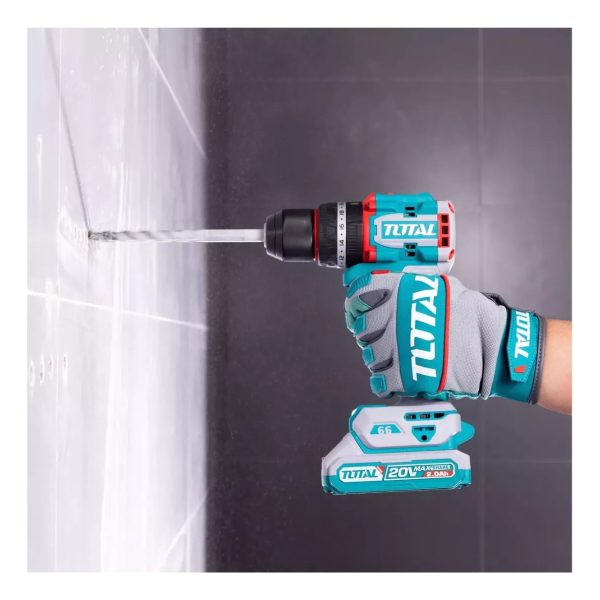 Taladro Percutor Atornillador Total 20v S/carbones 66 Nm Sin - Imagen 5