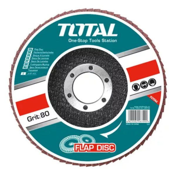 Disco Flap 4 1/2'' Grano 40 Acero Total Tac631151 - Imagen 2
