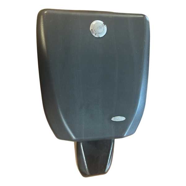 Cisterna Pared Descarga Controlada Boton Negra 12lt