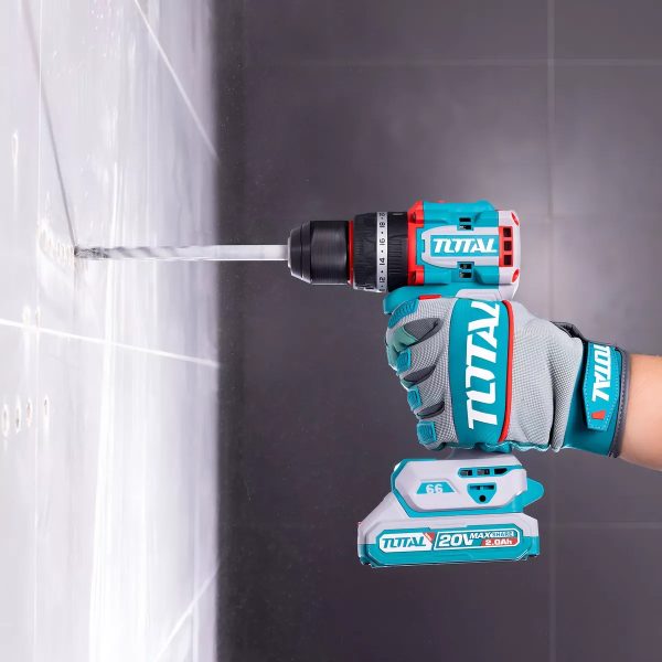 Taladro Percutor Y Atornillador Inalámbrico Total 20v - Imagen 3