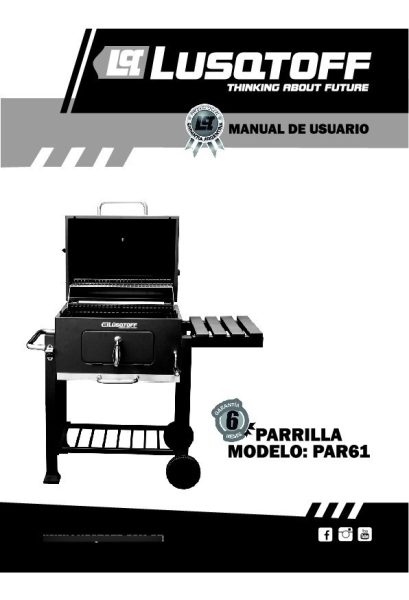 Parrilla Móvil Lüsqtoff Par-61 108cm De Ancho 114.5cm - Imagen 5
