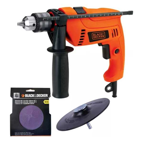Taladro Percutor Atornillador Eléctrico De 13mm Black+decker