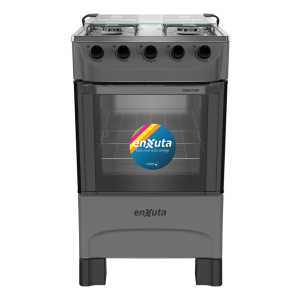 Cocina Supergas 4 Hornallas Titanio Con Termocupla - Enxuta