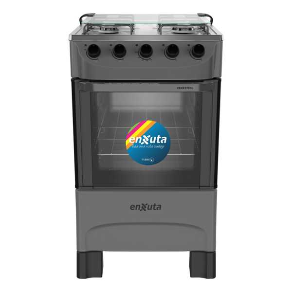 Cocina Supergas 4 Hornallas Titanio Con Termocupla - Enxuta