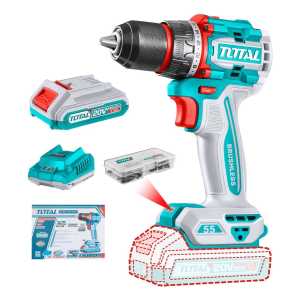 Taladro Atornillador 55nm 1/2 Bateria 20v Total Tdli205582