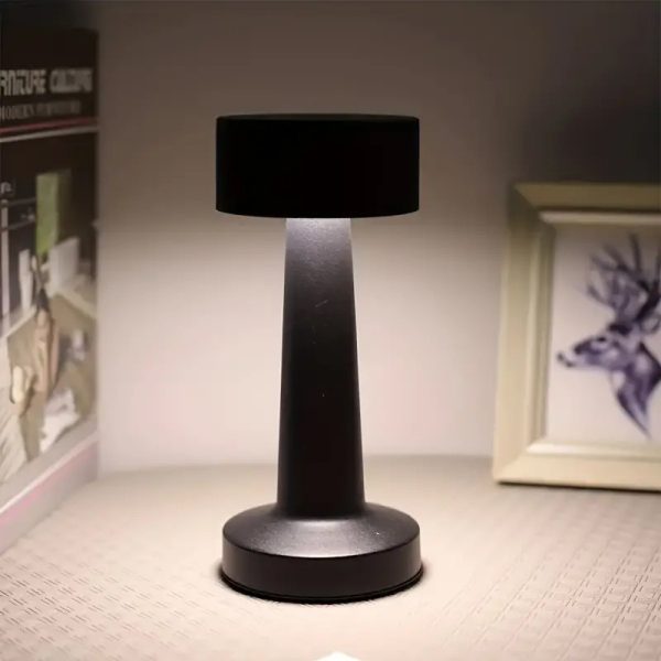 Lámpara De Mesa Portátil Recargable Usb Tuvalu Unilux Estruc - Imagen 4