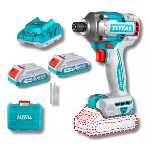 Atornillador De Impacto 230nm 1/4 Brushless Total Tirli2023