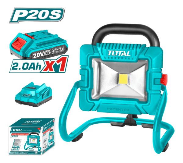 Lampara Portatil Led 20v 20w 1x2.0ah 1800lumens - Twli20258 - Imagen 2