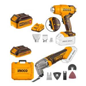 Kit 20v Pistola De Calor Herramienta Multifuncion Ingco