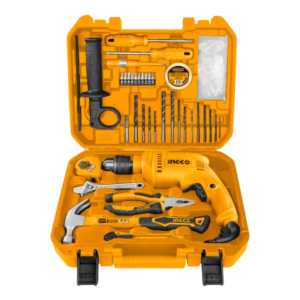 Set Taladro Impact 220v 680w + Valija Ingco Hkthp11151