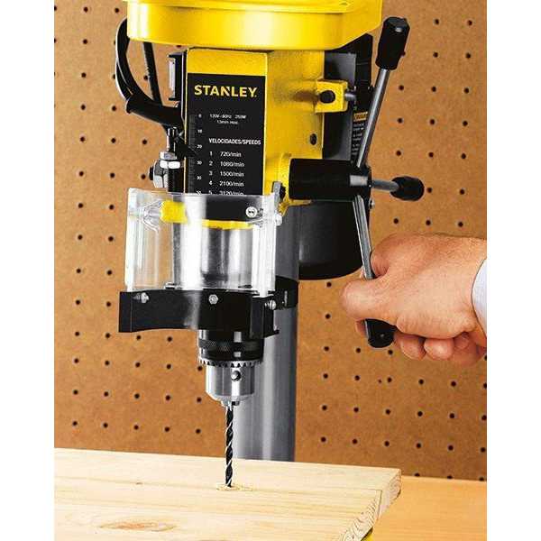 Taladro De Banco 13mm Stanley Sbt2513 250w 5 Velocid - Imagen 3