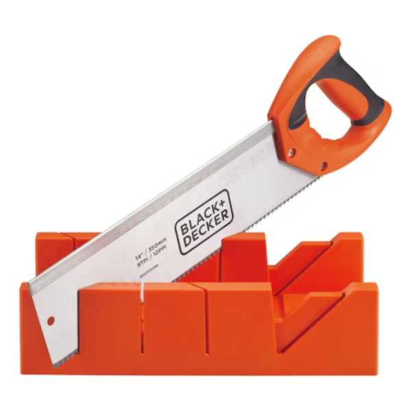 Caja Ingletadora Black+decker Con Serrucho 14