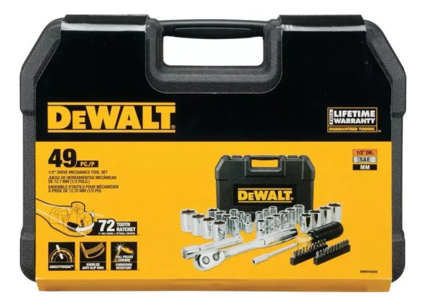 Set Tubos Y Puntas Herramientas Dewalt Dwmt45049 49 Piezas - Imagen 4