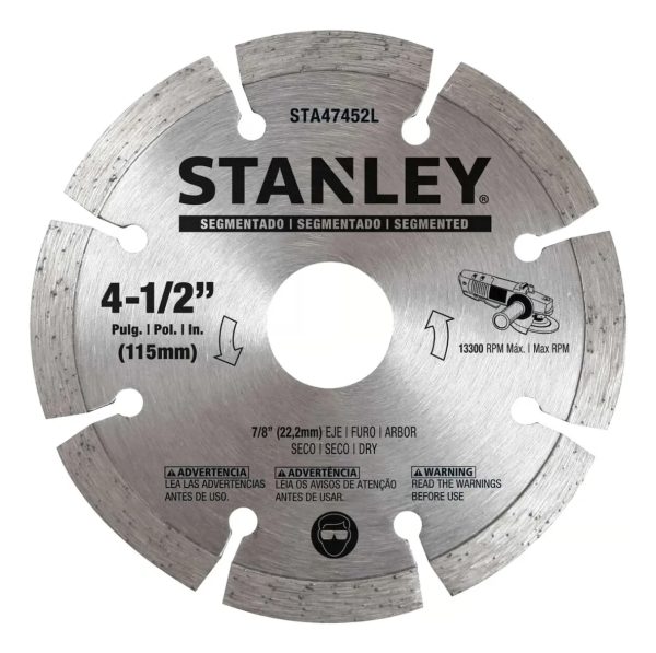 Kit Amoladora+ 10 Discos Stanley Sg7115v10b2c Corte-desbaste - Imagen 7