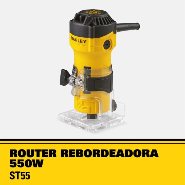 Fresadora Stanley St55 Router Rebordeadora 550w 220v - Imagen 3