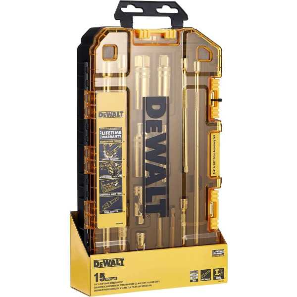 Juego De Extensiones, Nodos Y Adaptadores Dewalt(R) 15pzs - Imagen 3