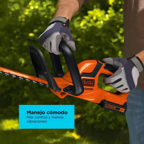 Cortasetos Cortacerco Inalámbrico 20v Lht2220-b2c Black+deck - Imagen 7