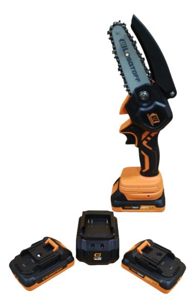 Mini Motosierra A Bateria Lusqtoff Black Series Cargador 2 - Imagen 2