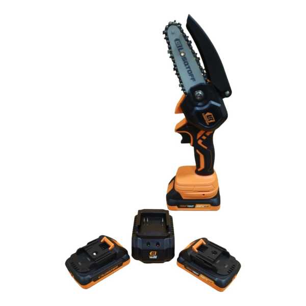 Mini Motosierra A Bateria Lusqtoff Black Series Cargador 2 - Imagen 2
