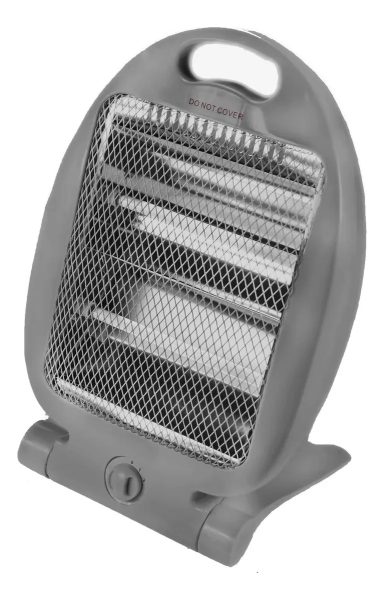 Estufa A Cuarzo Niza 800w Gris - Imagen 2