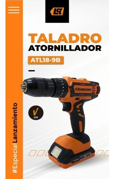 Taladro Atornillador Percutor 13mm Lusqtoff 2 Bat Profes - Imagen 5