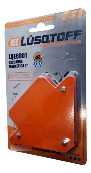 Set 4 Escuadra Magnética Soldar Carpintero 3 25lb Lusqtoff - Imagen 3