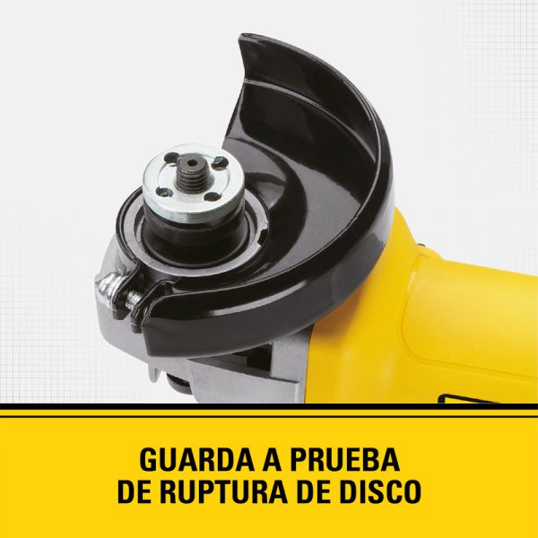 Amoladora Angular Stanley 115mm 620w 12.000rpm Amarillo - Imagen 4