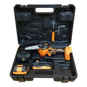 Mini Motosierra A Bateria Lusqtoff Black Series Cargador 2
