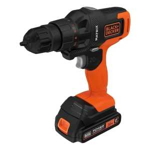 Taladro Black+decker Mtx20k4-ar Matrix Inalámbrico 4 Cabezal