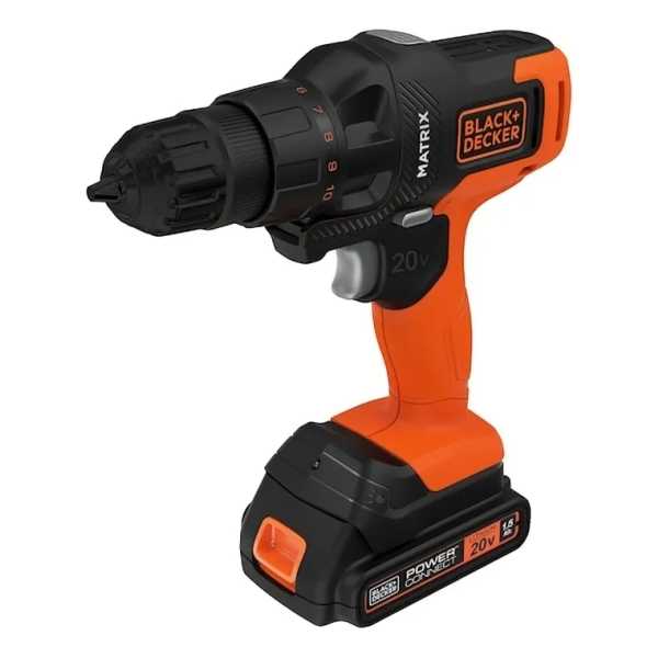 Taladro Black+decker Mtx20k4-ar Matrix Inalámbrico 4 Cabezal