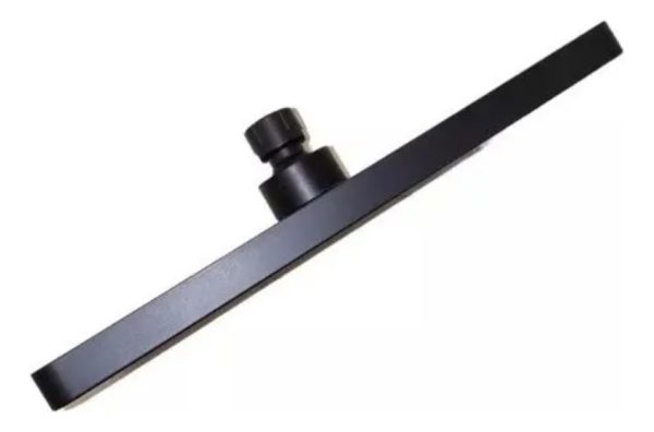 Roseta De Ducha Rectangular Rimontti Negro Mate - Imagen 4