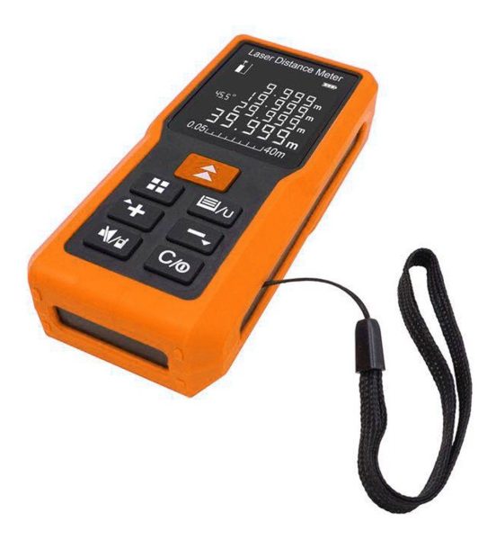 Medidor De Distancias Laser Digital 40m Memoria Lusqtoff - Imagen 2