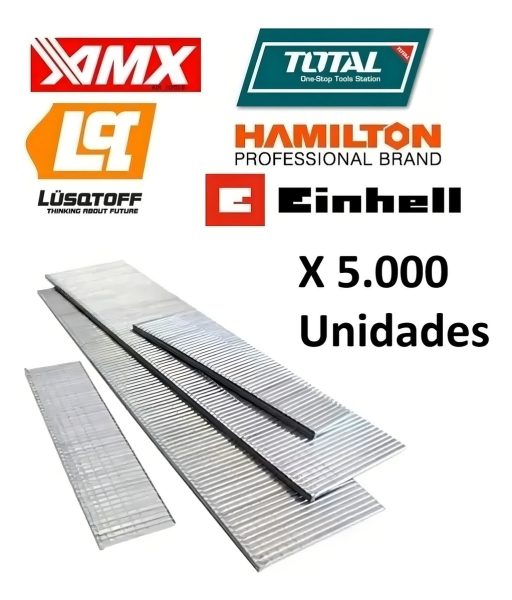 5000 Clavos 50mm Clavadora Neumática Einhell Lusqtoff Total - Imagen 2