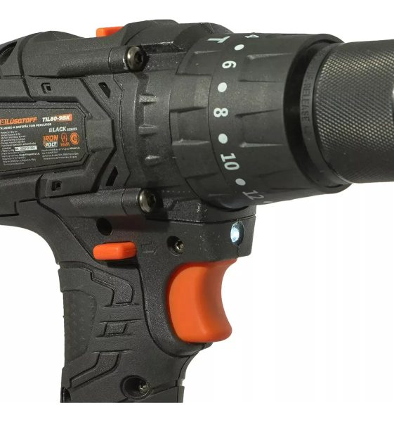 Taladro A Batería Con Percutor Lusqtoff Til80-9bk - Imagen 2