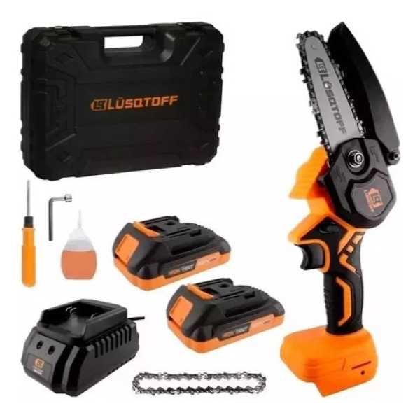 Mini Motosierra A Bateria Lusqtoff Black Series Cargador 2 - Imagen 5